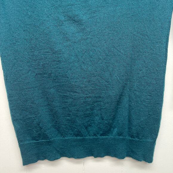 J. Crew 100% Merino Wool 3/4 Sleeve Women's Pullover Blue Sweater Size XS - Picture 8 of 12